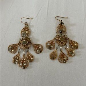 Gold Chandelier Earrings